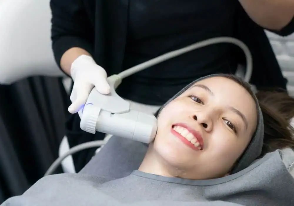 HIFU treatment Newbury in progress