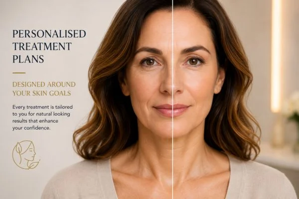 Before and after results of Collagen Lift Therapy Newbury