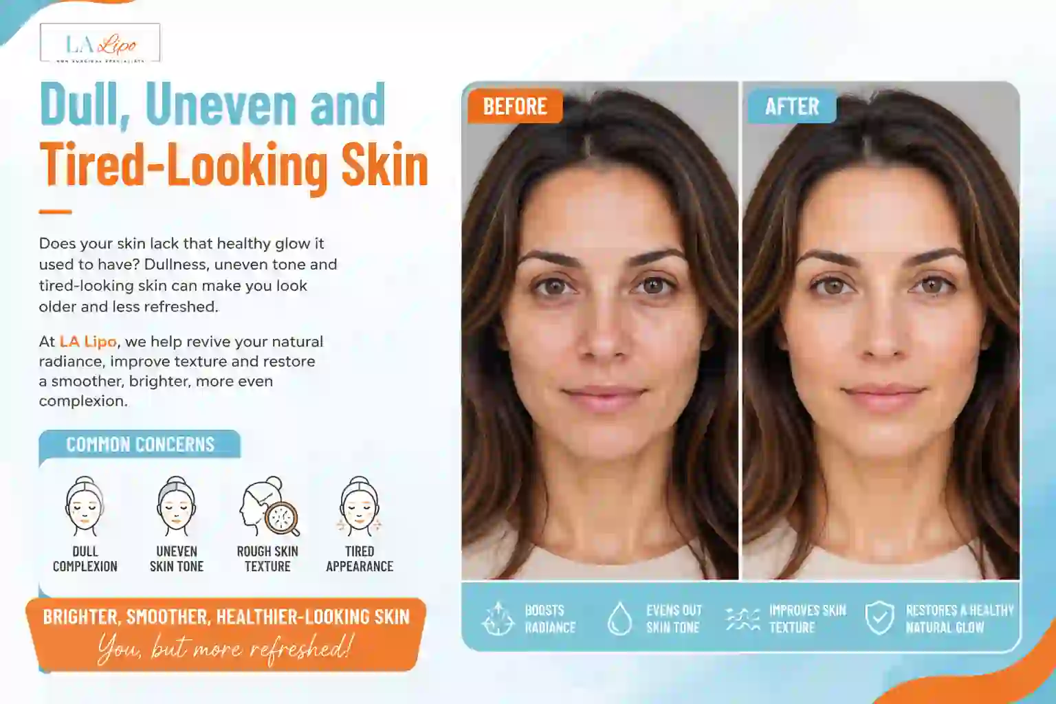 Sign #5: Dull, Uneven and Tired-Looking Skin Newbury
